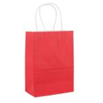 Medium Red Party Bag With Handle Pack Of 10