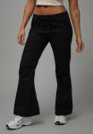Woven Kick Flare - Black