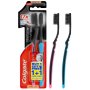 Colgate Toothbrush Slim Soft Advanced Charcoal 2 Pack