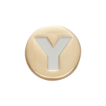 Goldair Gold Letter Y Jibbitz - Multi Osfa