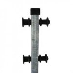 F pole - 8LINE +1 Sq Tube Straight G Ppm