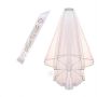 Bachelorette Hen Party - Bride To Be Sash & Veil