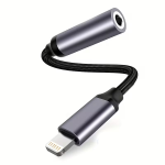 3.5MM To Lightning Audio Adapter - Headphone Aux Converter Female To Male