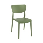 Monna Polypropylene Side Chair Five Colours - Taupe