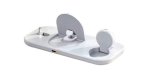 Zs - 3 In 1 Wireless Charging Dock Station For Apple Devices - White