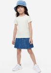 Ribbed Cotton Top - White