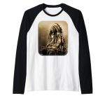 Chief Spotted Elk Lakota Sioux Native American Indian Raglan Baseball Tee