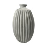 Vase Polystone 12X12X20CM - White