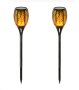 2 Pack - Solar Outdoor Garden Torch Flame Light 2 Pack - Solar Outdoor Garden Torch Flame Light