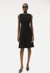 Flared-skirt Dress - Black
