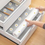Daisy Design Non-slip Kitchen Liner - Waterproof Dustproof & Moisture-proof Eva Shelf Mat For Cabinets Fridge & Drawers