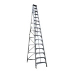 16 Step Heavy Duty Sided A-frame Aluminium Ladder