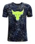 Boys' Project Rock Camo Short Sleeve - Black / Ymd