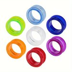 Vintage & Sexy Acrylic Hollow Ear Gauges Plugs - Unisex Body Piercing Jewelry For Daily & Party Wear - Compatible With All Seaso