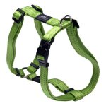 Rogz Pet Products Rogz Utility Extra Large 25MM Lumberjack Dog H-harness Lime Reflective
