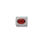 Composable Classic Link In Silver With Red Agate