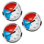 Lifespace Bbq Pizza Braai Replacement Thermometer With Calibration - 3 Pack