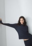Rib-knit Top - Dark Grey