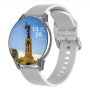 Men's Premium Sport Smartwatch Android Ios Compatible 1.52 HD Silver Watch