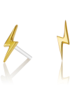 Tiny Bolt Studs - Brass With Silver Pins
