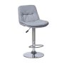 Gof Furniture - Huwx Grey Bar Stool