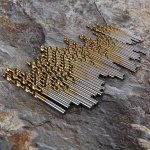Premium Titanium-coated Hss Drill Bit Set - 50 100PCS High-speed Steel For Precision Drilling & Power Tools