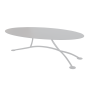 Xiami Oval Coffee Table - Light Grey Ferrograin