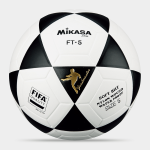 FT5 Black white Soccer Ball