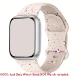 Sparkling Flowers Sport Bands Compatible With Iwatch Band 38MM 40MM 41MM 42MM 44MM 45MM 49MM Soft Silicone Waterproof Strap For
