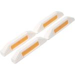 Motoquip 1 Pair Self Adhesive Reflector-amber