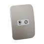 Satelitte Socket Veti 1 2X4 Champagne