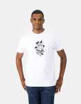 Embroidery White T-Shirt - XXL Black