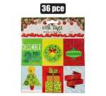 Xmas Stationery Gift Tag 36PC Marketplace Brits Bros