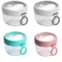 Overnight Oats Travel Containers With Lids And Spoons 600ML 4 Pack - Wwgp