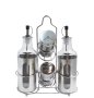 Continental Homeware 4 Pcs Oil & Vinegar Salt & Pepper Spice Set