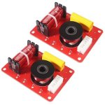 Alinan 2PCS 130W 2-WAY Speaker System Audio Crossover Filters Frequency Distributor