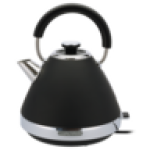Morphe Morphy Richards Black Venture Pyramid Kettle 1.5L