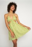 Cut Out Dress - Pale Green