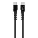 Snug Type-c To Type-c Silicone Cable – 1.2 Meter – Black