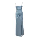 Blue Sparkle Sweetheart Corset Dress