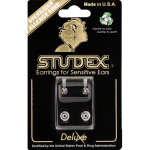 Studex Deluxe Silver Earrings Rainbow Daisy
