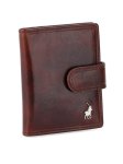 Polo Etosha Card Holder With Tab In Brown - Brown One Size