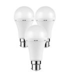 Switched 5W A60 Rechargeable B22 LED Light Bulb - Warm White -3 Pack