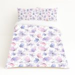 Kids Duvet Set Purple Magic Butterfly