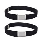 2 Pcs Kids Magnetic Belt Boys Adjustable Elastic Belt