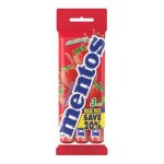 Mentos Chewy Sweet Candy Strawberry Flavour 3 Pack