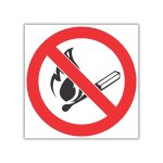 No Fires And Open Flames Safety Sign PV2