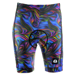 Funky Cycling Shorts - Peacock Marble - Mens S - 30