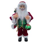 Plastic Santa With Presents Christmas Decoration 60CM