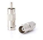 Rca And Bnc Coaxial Adapter - Bnc Female To Rca Male Connector 2-PACK